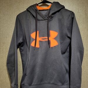 Under Armour Grey Orange Women's Hoodie